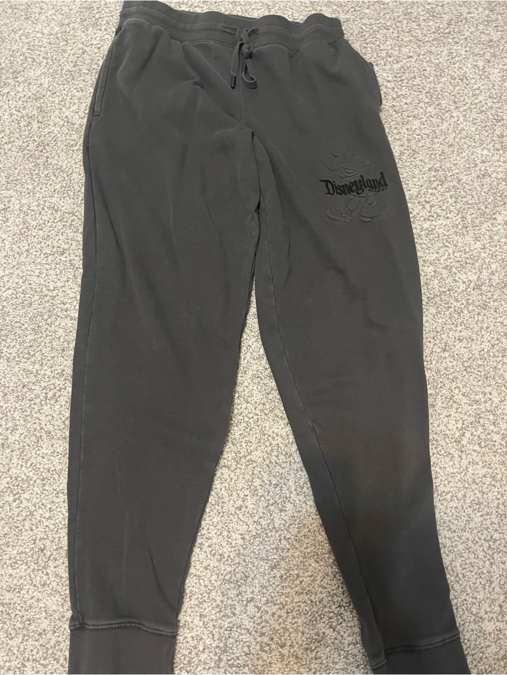 Disneyland Resort Embroidered Mickey Sweat pants - Charcoal Gray - Picture 3 of 8